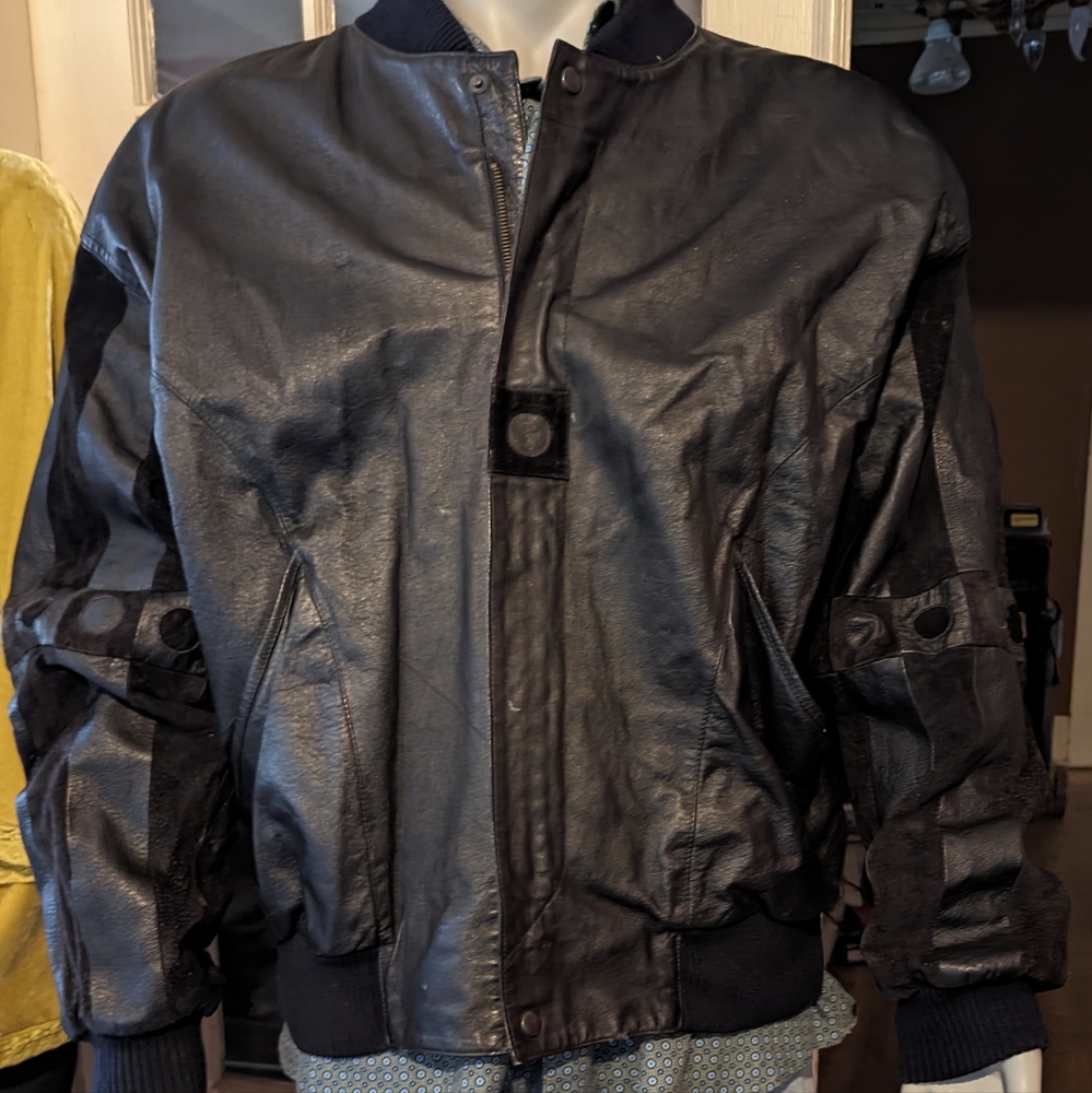 Fabulous Man Alive! vintage leather/suede jacket